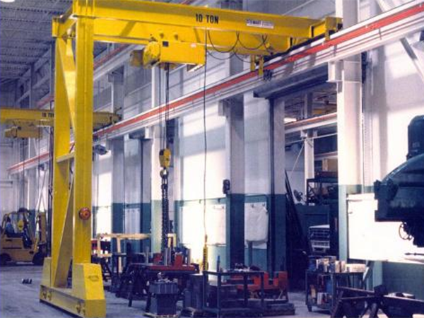 Semi gantry crane