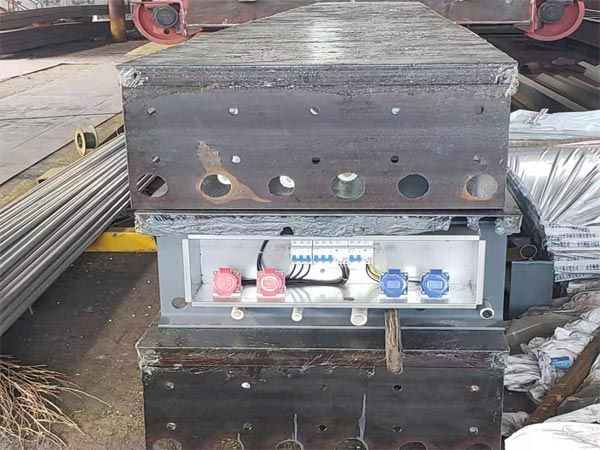 Mobile steel pedestal